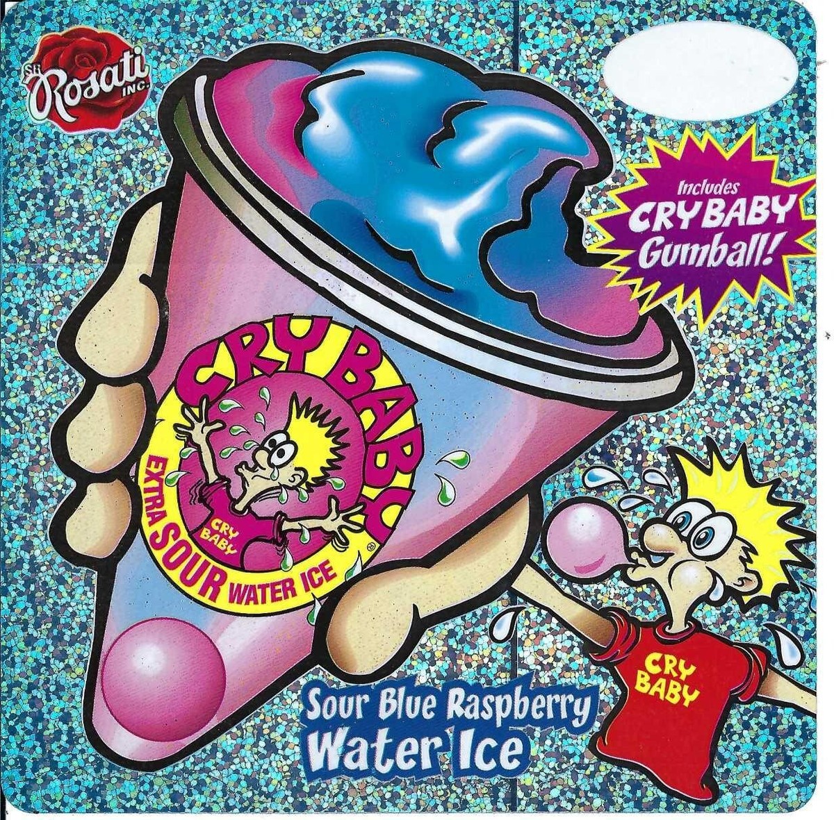 Rosati Cry Baby Screwball Ice Cream Truck Sticker 6