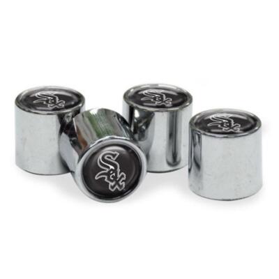 Chicago White Sox Valve Stem Caps 4 Pack [NEW] MLB Tire Wheel Screw Replacement