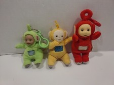 Vintage Teletubbies Plush Keychain Bundle