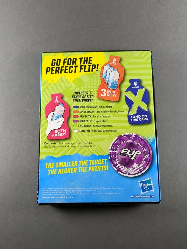 Flip Challenge Game Hasbro Gaming Flippy Cup 1+ Players Quick Fun Group Activity - Image 3 of 4