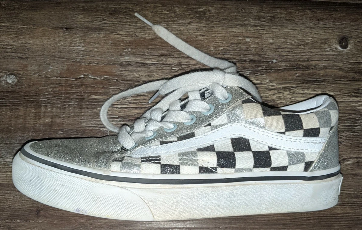 Glitter checkerboard hotsell old skool