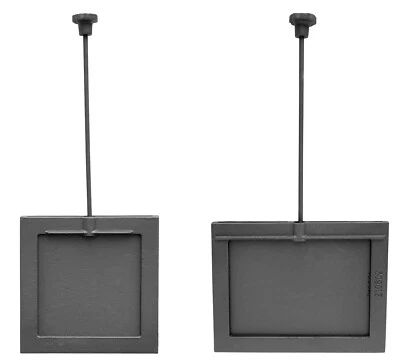 SELLON24 Valvola per camino valvola per camino valvola a farfalla regolazione fumi ghisa