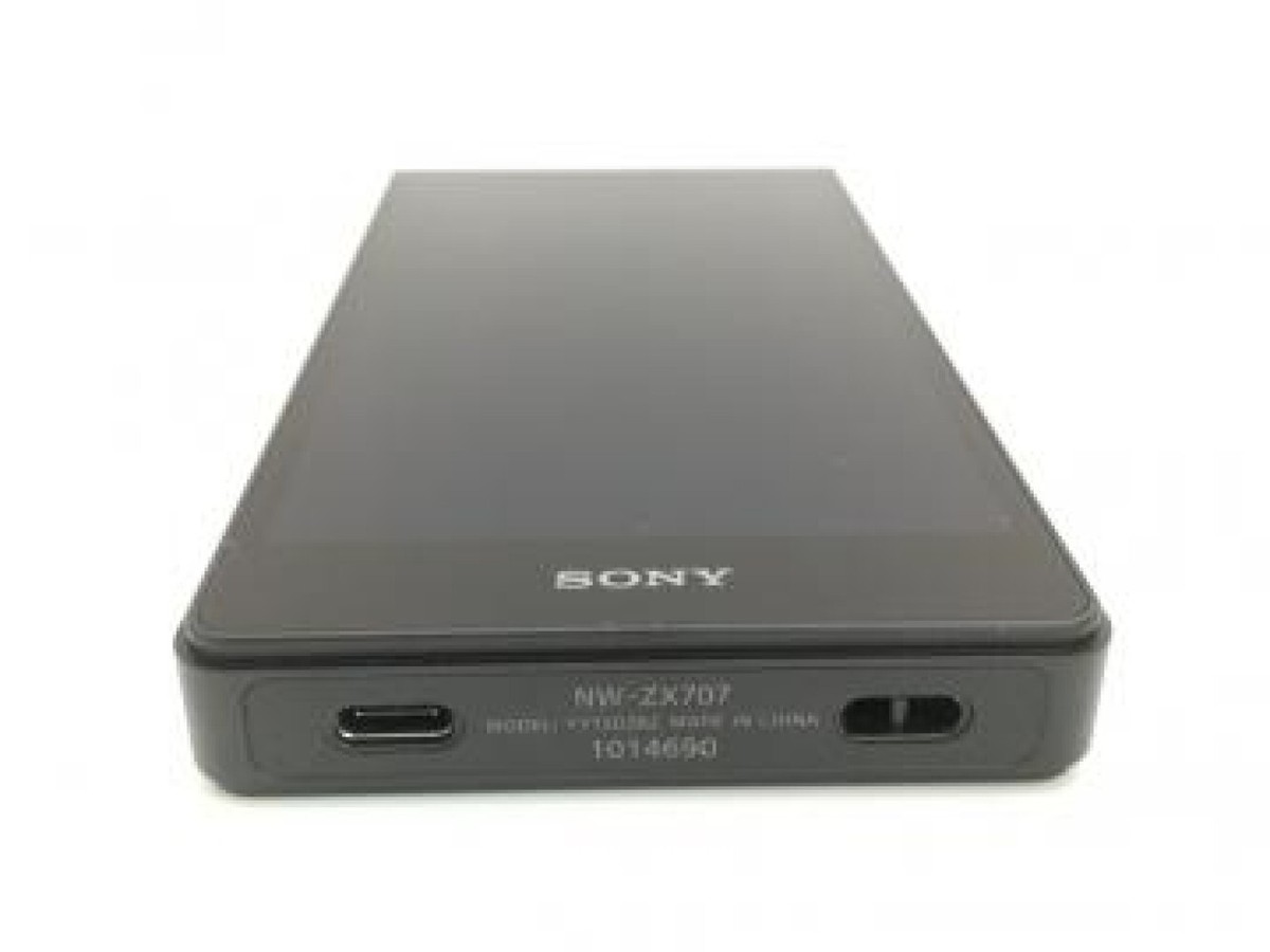SONY NW-ZX707 WALKMAN ZX Series Black Audio Player Confirmed Good