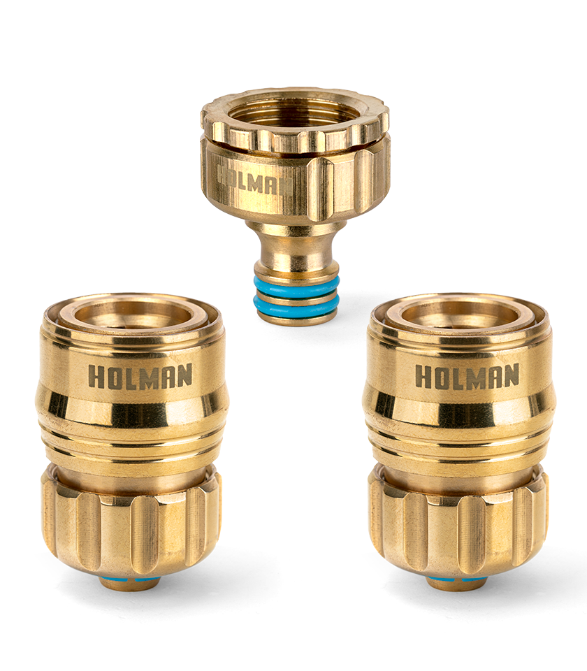 Holman 12mm Brass 3 Piece Connector Set 8530H eBay