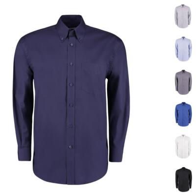 Herren Langarmshirt formell Geschäft Büro Arbeit Freizeit Premium Oxford Shirts