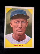 1960 Fleer Baseball Greats - #34 Sam Rice, BASEBALL GREATS ,VG/EX.SHIPS FREE