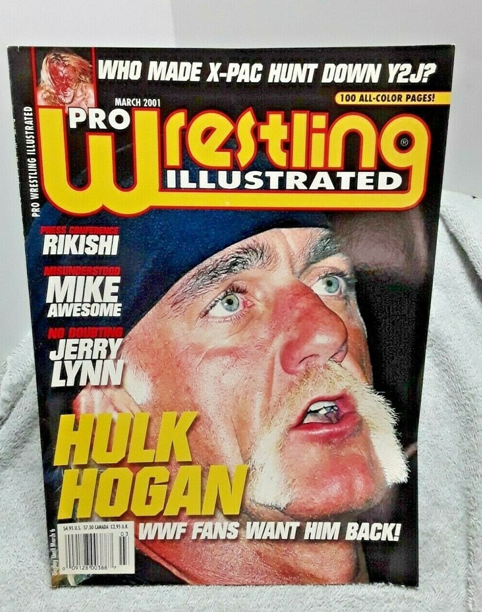 Pro Wrestling Illustrated March 2001 Hulk Hogan X Pac Jerry Lynn 