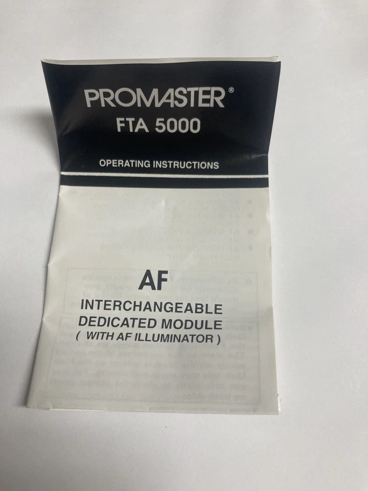 ProMaster FTA5000 Digital Module for Minolta AF (#2701) New in Box - Image 3 of 4