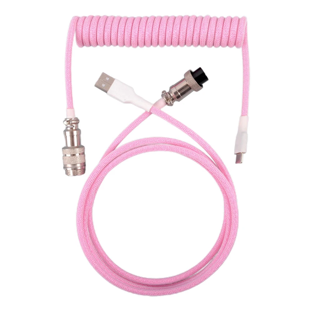 Mechanical Keyboard Cable Aviation Plug Data Cable Keyboard Accessories for PC