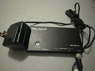 KD-DA1X2 KEY DIGITAL 1 INPUT TO 2 OUTPUTS HDMI DISTRIBUTION AMPLIFIER