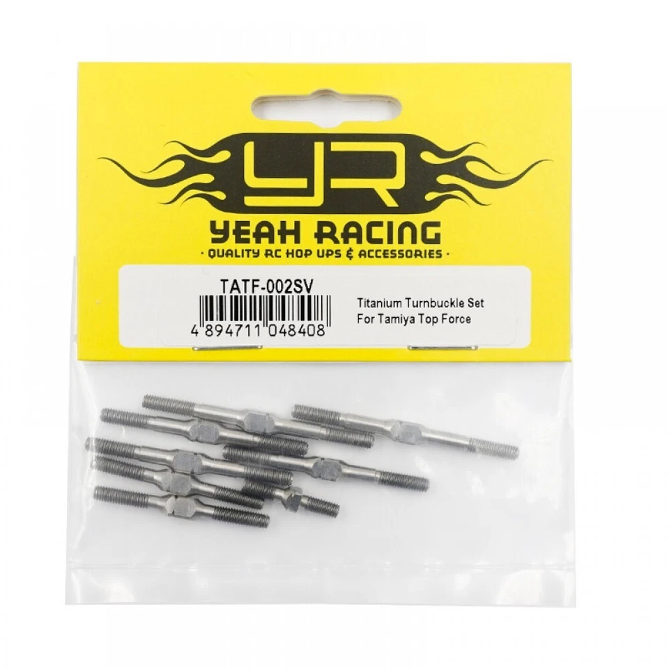 Yeah Racing TATF-002SV 64 Titanium Turnbuckle Set (7pcs) for Tamiya Top Force - Image 2 of 2