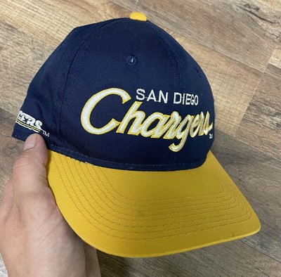 Vtg San Diego Chargers Hat Cap Navy 