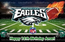 Philadelphia Eagles  Edible Cake Topper Decoration