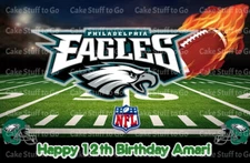 Philadelphia Eagles  Edible Cake Topper Decoration