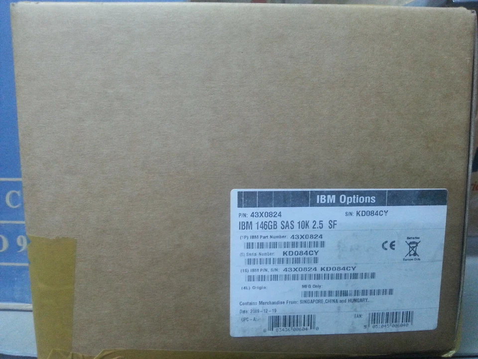 IBM 43X0824 43X0825 43X0826 82Y2281 146.8GB 10K rpm SAS 2.5" HARD DRIVE NEW - Image 2 of 2