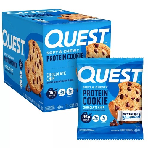 Quest Nutrition 15g Protein Cookie - Chocolate Chip Cookie