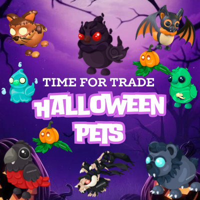 Adopt From Me  Halloween 2024 Ghost Chick Grim Dragon Pumpkin Friend NFR FR  