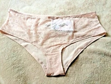 Sculptresse by Panache Size L Nude Pure Lace Short Panties Style 6934 NWT 