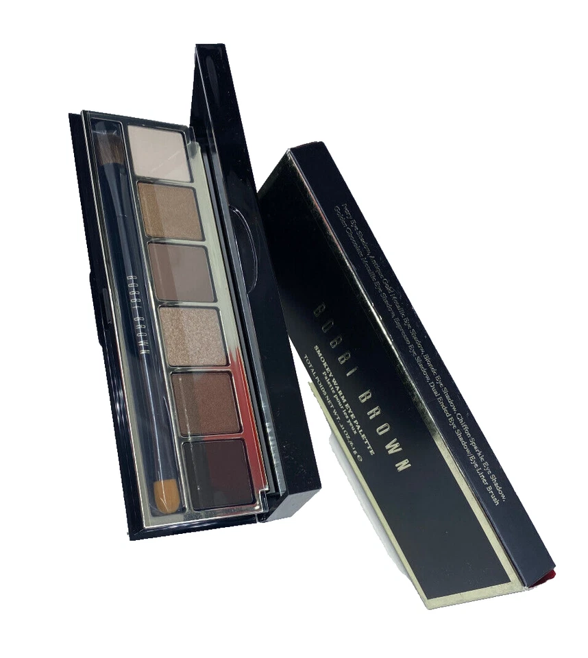 Paleta de ojos cálidos Bobbi Brown Smokey 0,21 OZ RARA NUEVA EN CAJA Foto 4 de 4