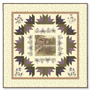 THE POTTING SHED TABLE TOPPER QUILT KIT + QUILT BOOK 