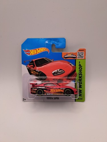 2014 Hot Wheels HW Workshop Nightburnerz Toyota Supra Short Card