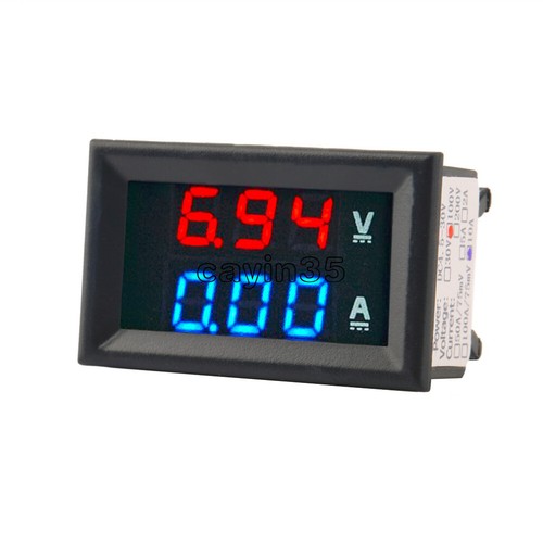 3/4 bits DC 100V 10A/50A voltímetro amperímetro doble LED digital amplificador de voltios medidor - Imagen 3 de 11