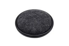 4 Pack 2 Inch Furniture Caster Cups with Carpeted Bottom for Hardwood Floors