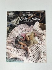American School of Needlework 1996 Crochet Heirloom Baby Afghans 5 Designs 1225