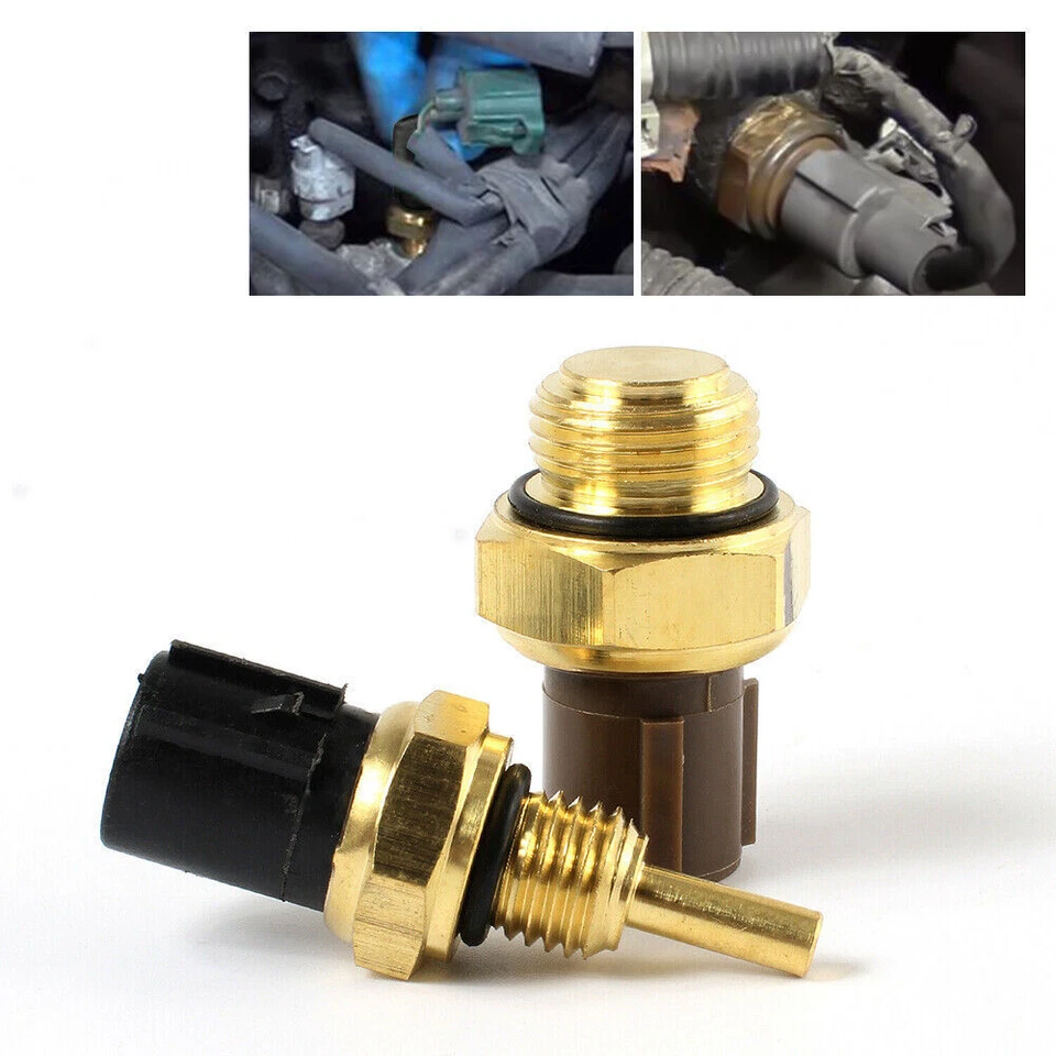 2x Coolant Sensor & Cooling Fan Switch For Honda Odyssey 37760P00003 37870PJ7003 - Image 3 of 4