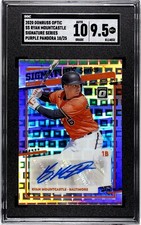 2020 Donruss Optic Ryan Mountcastle PURPLE PANDORA PRIZM /25 SGC 9.5 w/10 AUTO