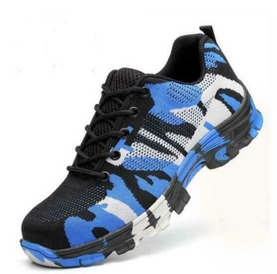 Women Mens Safety Trainers Boots Work Round Toe Cap Breathable Hiker Ankle Shoes