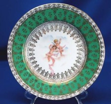 Victoria Austria Neoclassical Cabinet Plate with Classical Maidens Scene — listing 6