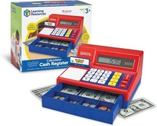 Learning Resources Pretend  Play Calculator Cash Register Ages 3 Develops New
