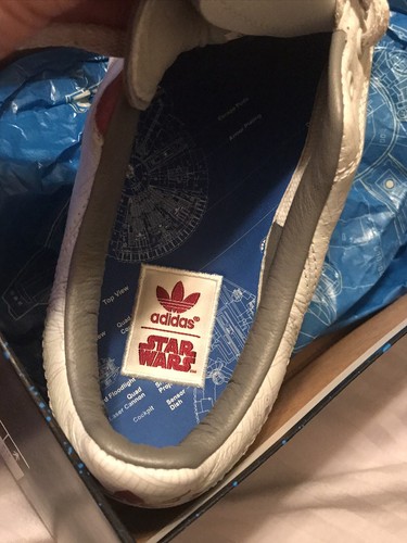 Adidas Originals X Star Wars Millennium Falcon Stan Smith 80s Brand New Size 9 - Picture 8 of 12