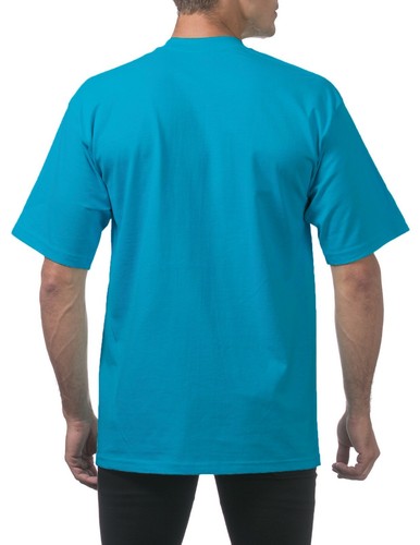 Pro Club Men's Heavyweight Cotton Short Sleeve Crew Neck T-Shirt - 25 Colors - Picture 119 of 127