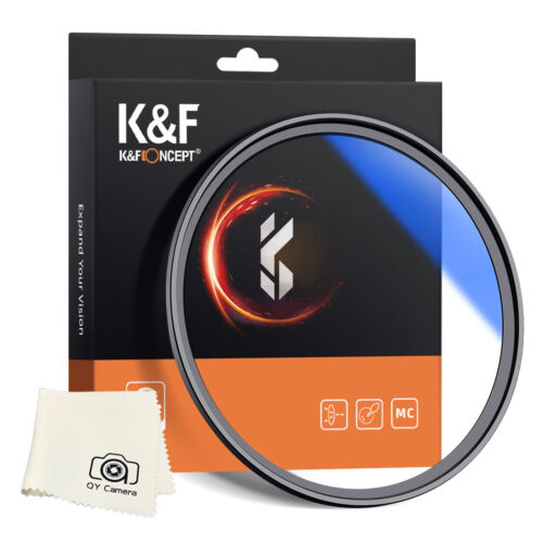 K&F Concept Lens Filter UV MCUV 52mm C Series Nikon F Canon EF 50mm F1.8 STM - Picture 1 of 5