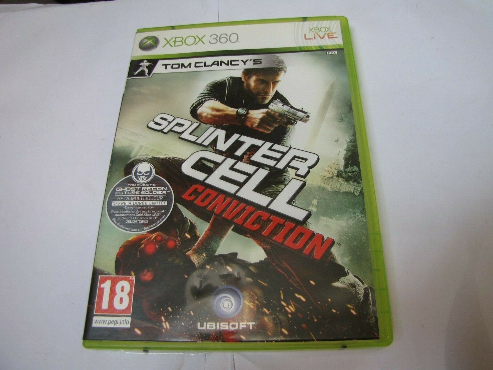 TOM CLANCY S SPLINTER CELL CONVICTION - VF -  XBOX 360 COMPLET