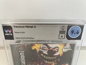 Twisted Metal 4 (PS1, Playstation 1) WATA 9.6 A New Sealed Graded VGA CGC