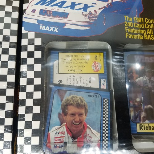 1x Caja de Estuche Sellado - MAXX 1991 Tarjetas de Carrera Juego de Tarjetas Nascar - 240 Tarjetas - Imagen 4 de 7