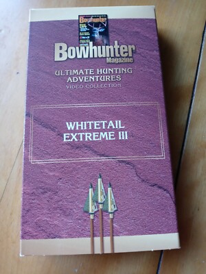 Bowhunter Magazine VHS Ultimate Hunting Adventures Whitetail Extreme 3