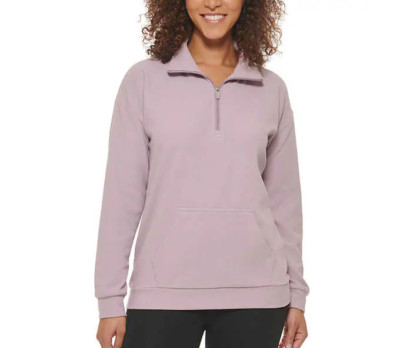 NWoT Marc New York Women's Ribbed Quarter Zip Kangaroo Pocket Size S $60 GG378