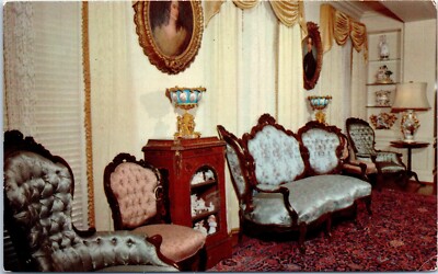 Mobile, AL Bellingrath Gardens Upstairs Hallway Postcard Chrome Unposted