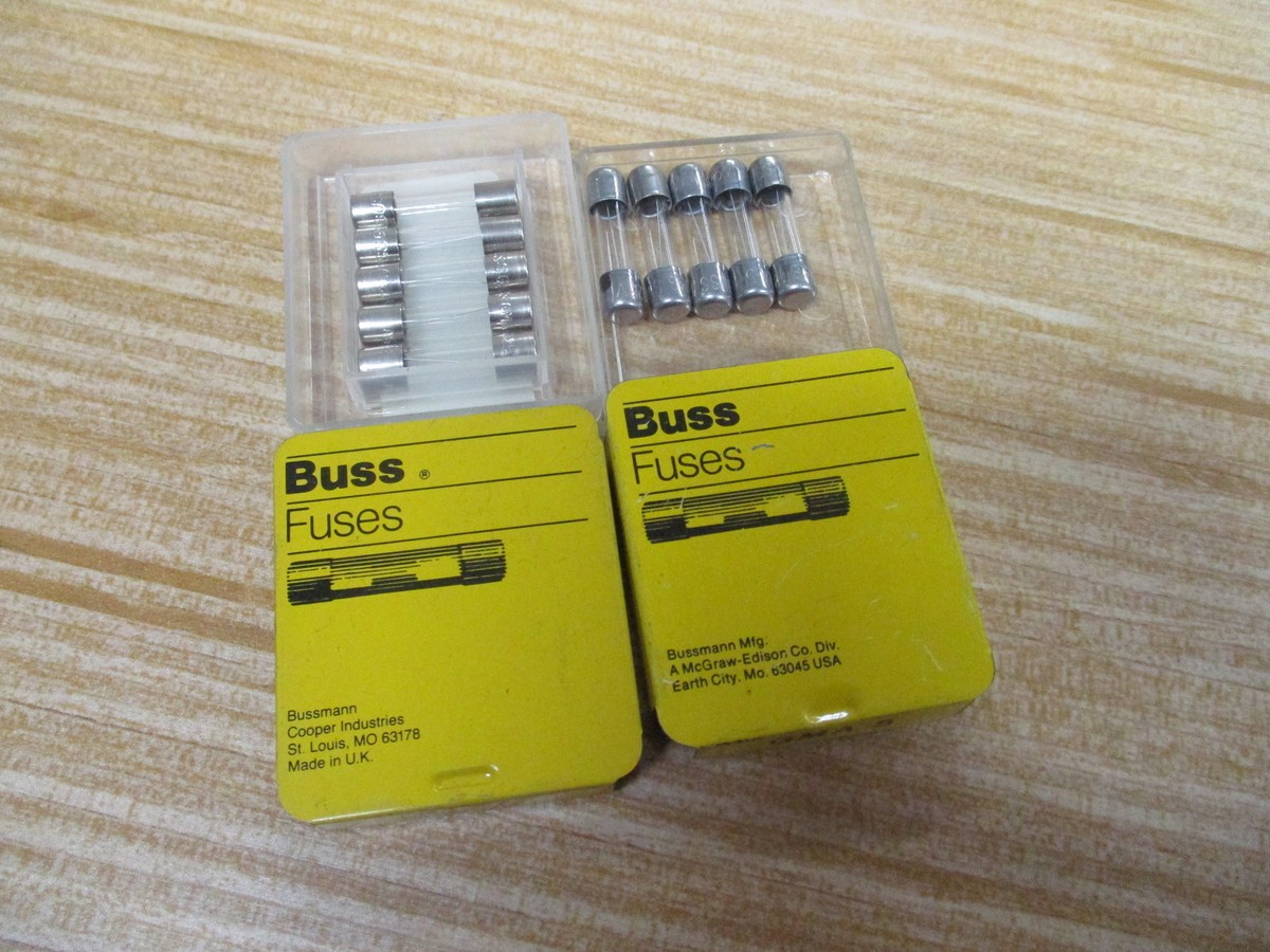 ｍａｙｕｒｉａ　5点 Buss GMA-5A Bussmann Fuse 6F105 Fine Wire Element (Pack of