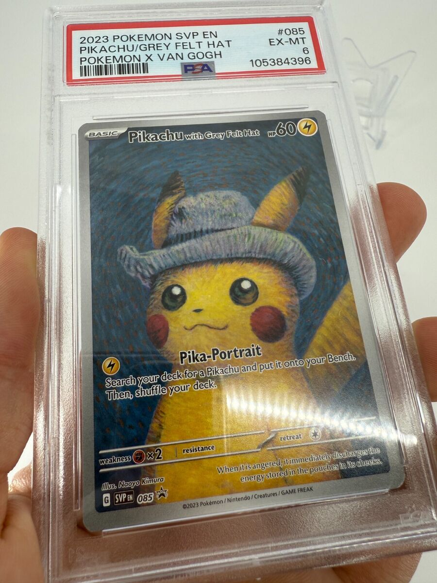 Pikachu with Grey Felt Hat 085 Sv: Scarlet & Violet Promo Pikachu with Grey Felt Hat 085 Sv: Scarlet & Violet Promo