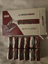 12 x New  CR123A Lithium 3V Batteries 