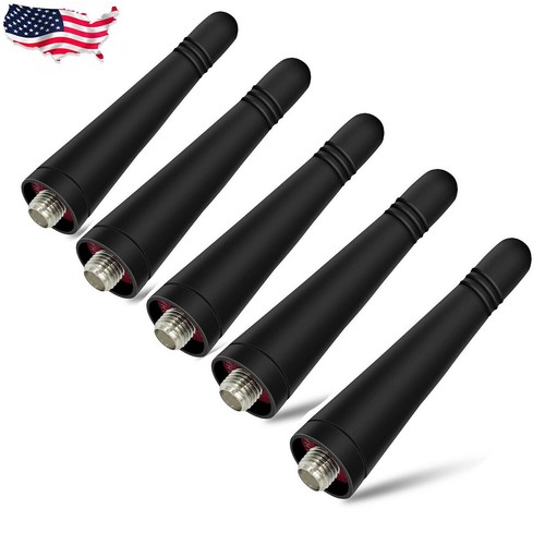 5x UHF Stubby SMA Antenna For EVX-531 EVX-534 EVX-539 VX-451 VX-454 VX ...