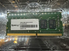 Synology 4GB DDR4 2666MHz 260-pin SO-DIMM Memory Module D4ES01-4G