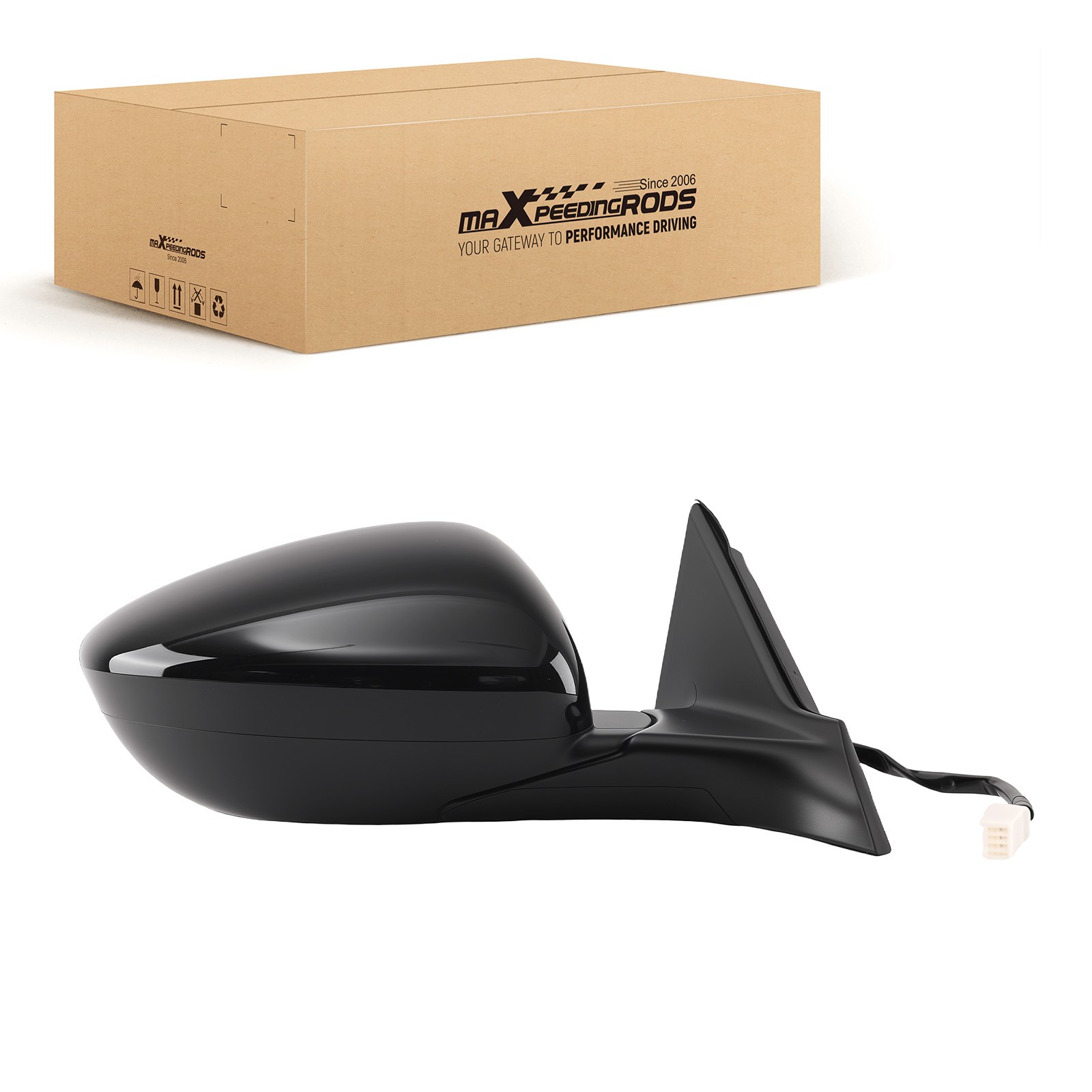 Passenger Side Mirror for Honda Accord 1.5L 18-22 HO1321328 Direct Fit