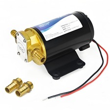 12V Electric Oil Transfer Pump, 3.2GPM Gear Lubricant Extractor for Diesel Mar