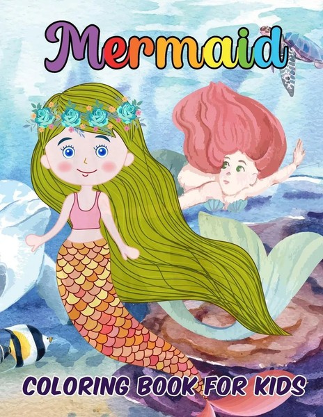 Helga Ramirez-Santos | Mermaid Coloring Book For Kids | Taschenbuch | Englisch-image